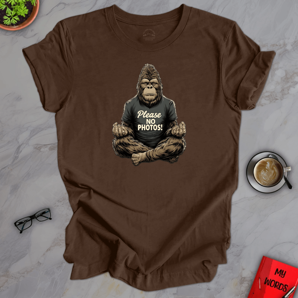 Personalized Graphics Yoga Bigfoot Premium T-Shirt Heather Brown / XS