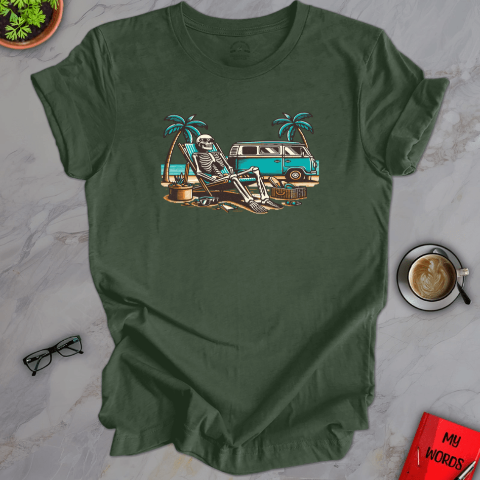 Personalized Graphics Just Chillin Premium T-Shirt Heather Forest / XS