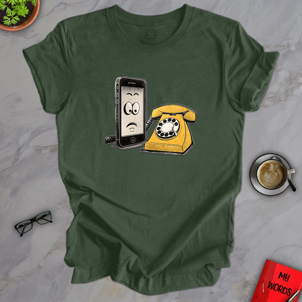 Personalized Graphics Phone Generations Premium T-Shirt Heather Forest / XS