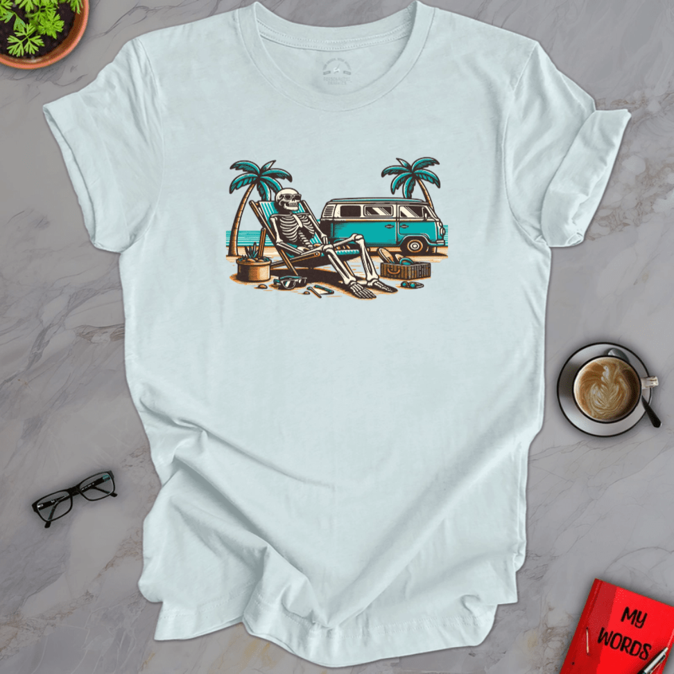 Personalized Graphics Just Chillin Premium T-Shirt Heather Ice Blue / XS