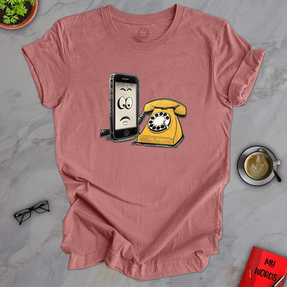 Personalized Graphics Phone Generations Premium T-Shirt Heather Mauve / XS