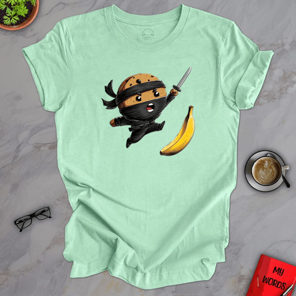 Personalized Graphics Ninja Cookie Premium T-Shirt Heather Mint / XS
