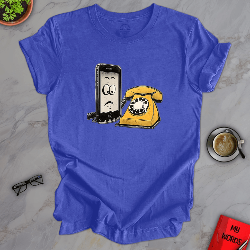 Personalized Graphics Phone Generations Premium T-Shirt Heather True Royal / XS