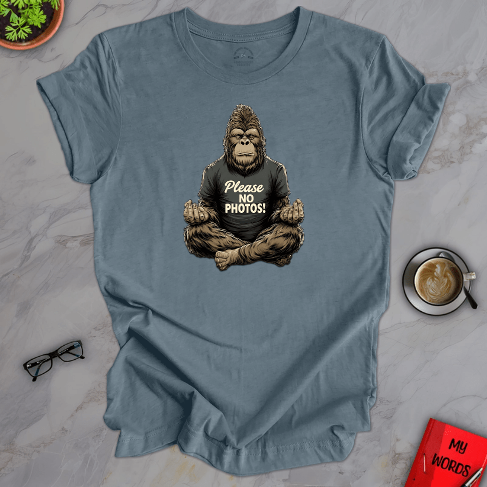 Personalized Graphics Yoga Bigfoot Premium T-Shirt Heather Slate / XS