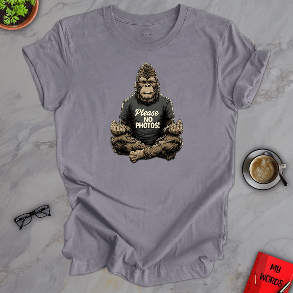 Personalized Graphics Yoga Bigfoot Premium T-Shirt Heather Storm / XS