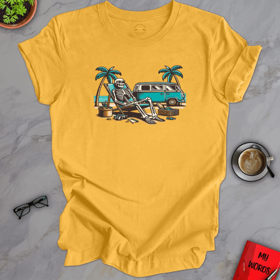 Personalized Graphics Just Chillin Premium T-Shirt Heather Yellow Gold / XS