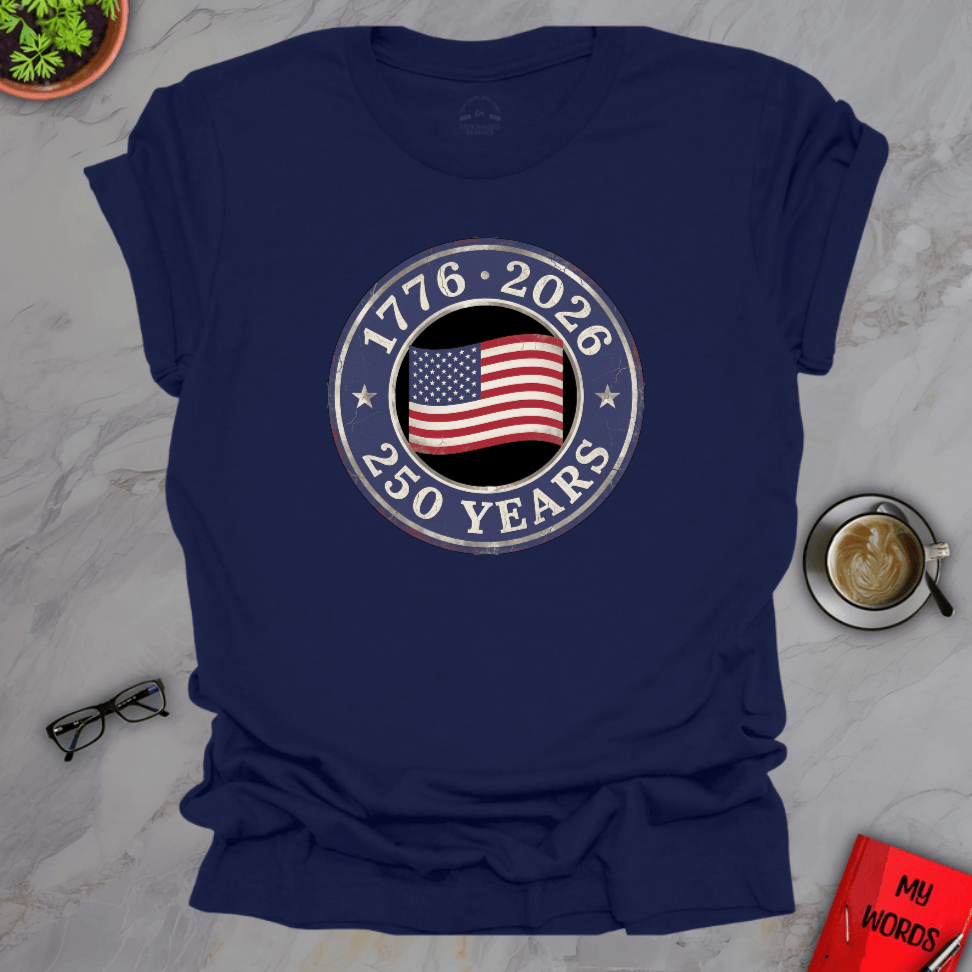 Personalized Graphics USA 250th Celebration Premium T-Shirt Navy / S
