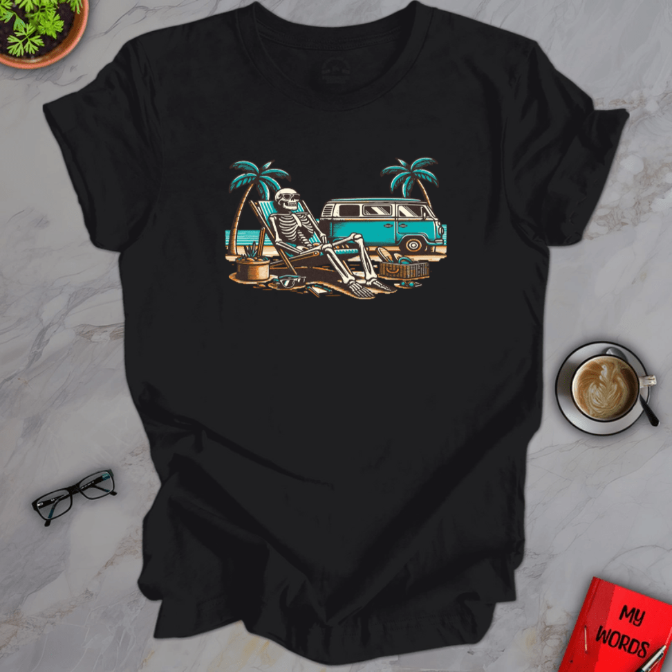 Personalized Graphics Just Chillin Premium T-Shirt Solid Black Blend / XS