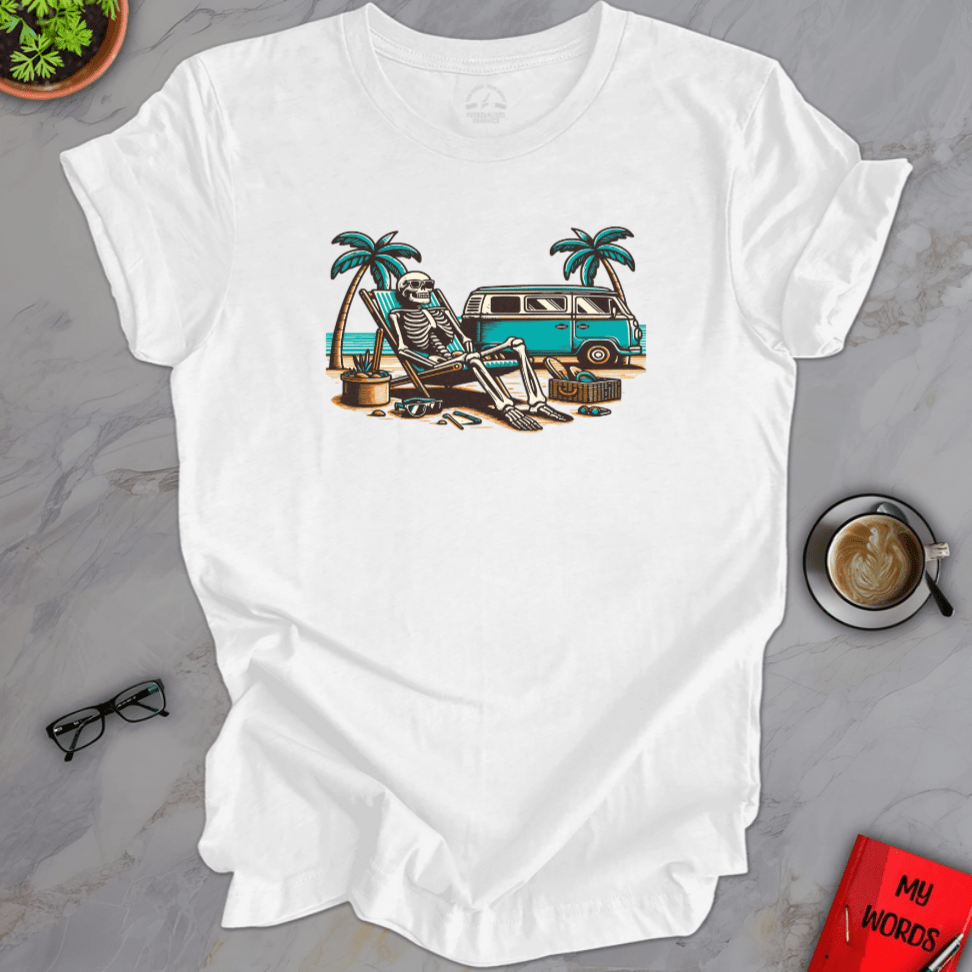Personalized Graphics Just Chillin Premium T-Shirt Solid White Blend / XS