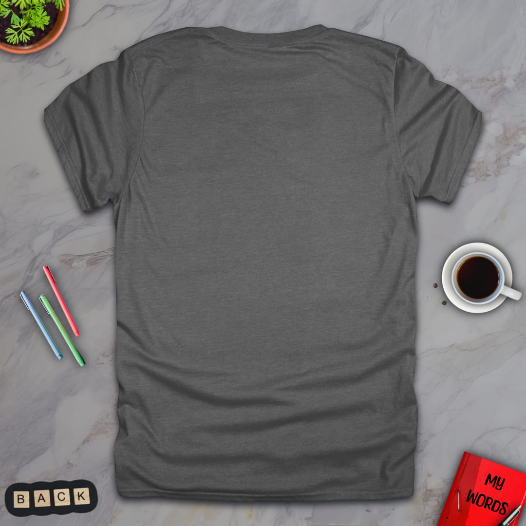 Personalized Graphics Custom T-Shirt 5000 Back Graphite Heather / S