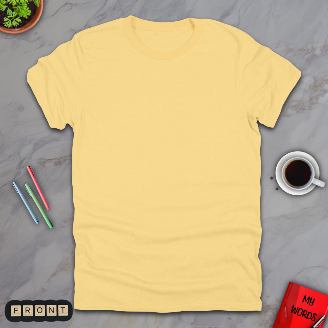 Personalized Graphics Custom T-Shirt 5000 Yellow Haze / S