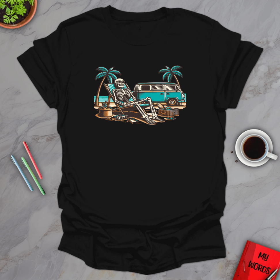 Personalized Graphics Just Chillin T-Shirt Black / S