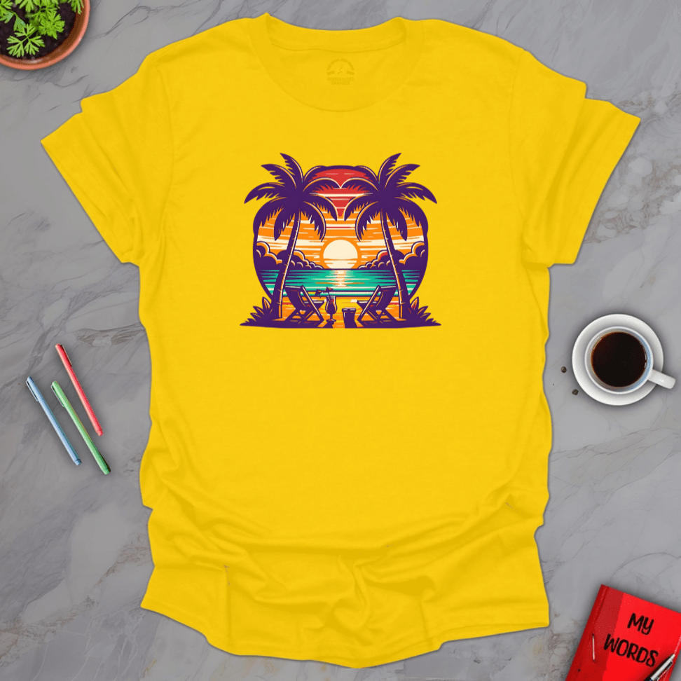 Personalized Graphics Relaxing Getaway T-Shirt Daisy / S