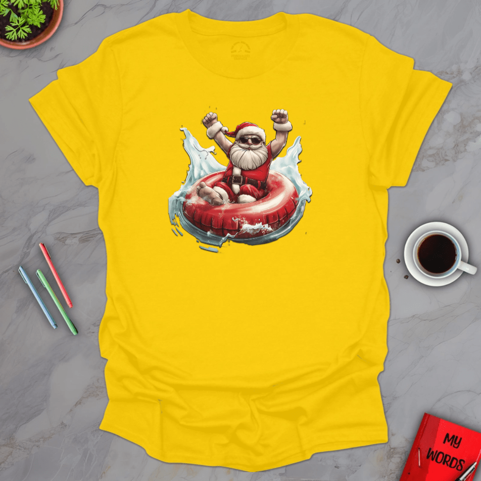 Personalized Graphics Santa Tubing T-Shirt Daisy / S