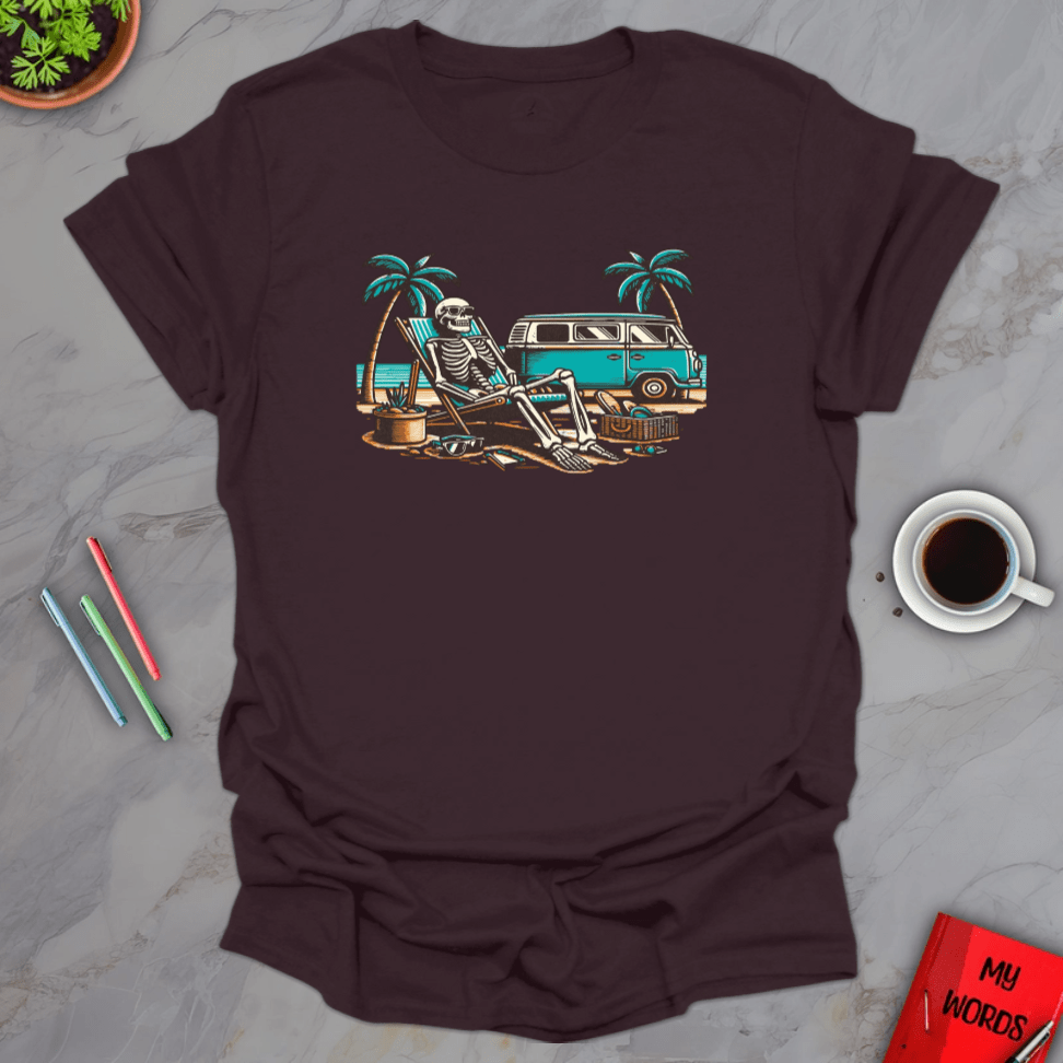Personalized Graphics Just Chillin T-Shirt Dark Chocolate / S