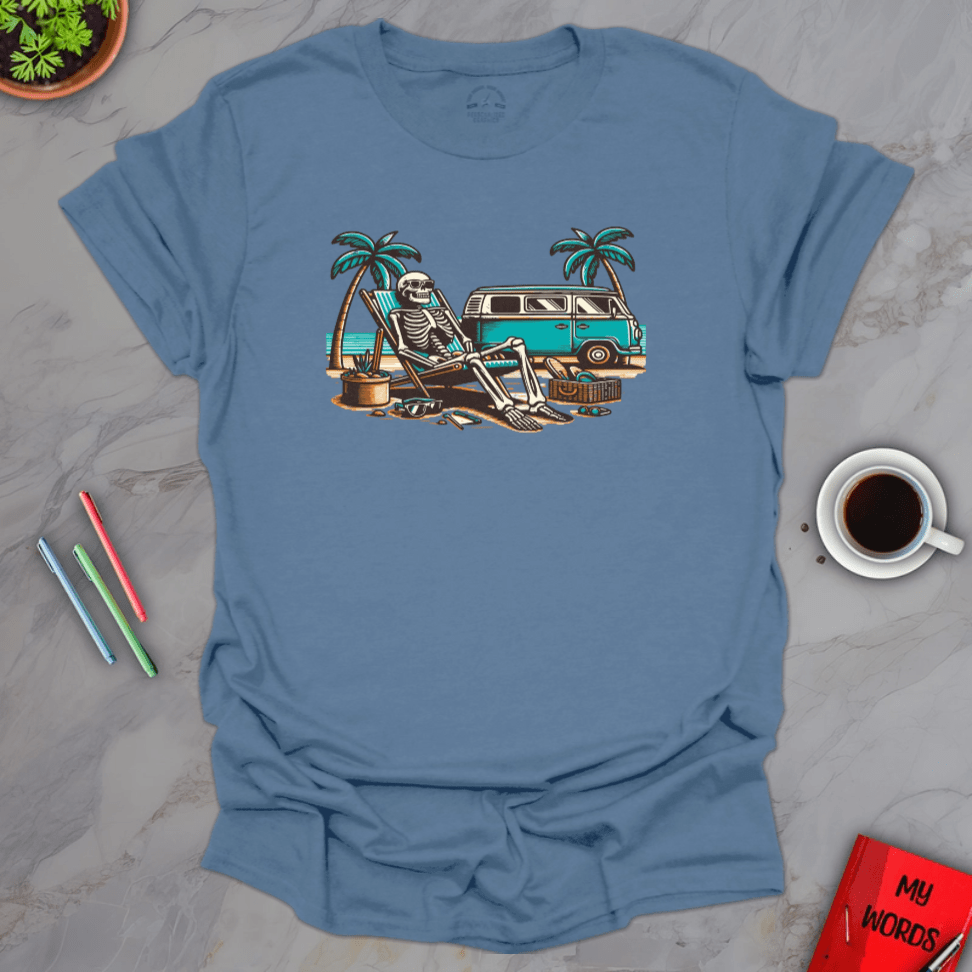 Personalized Graphics Just Chillin T-Shirt Indigo Blue / S
