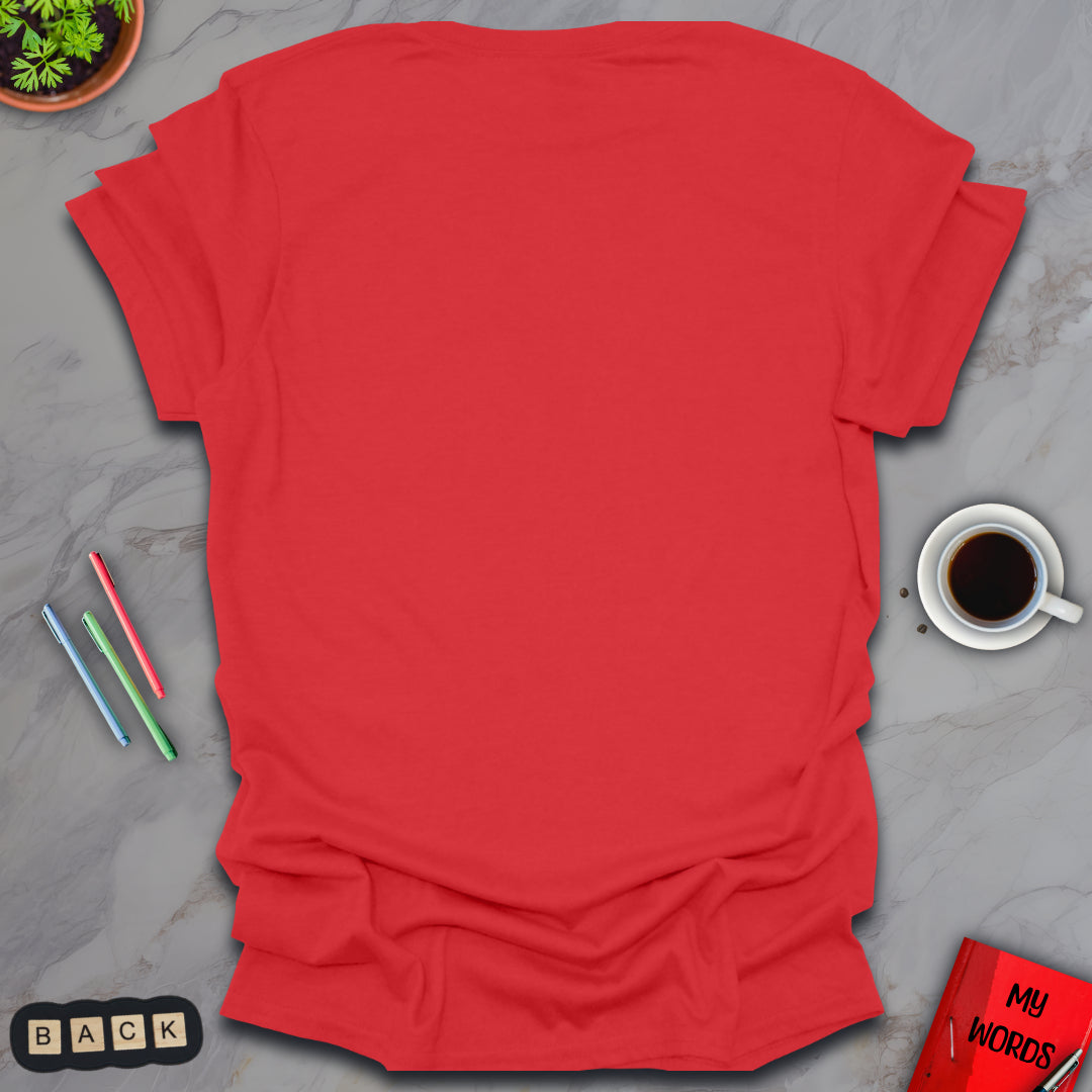 Personalized Graphics Custom T-Shirt - BACK Red / S
