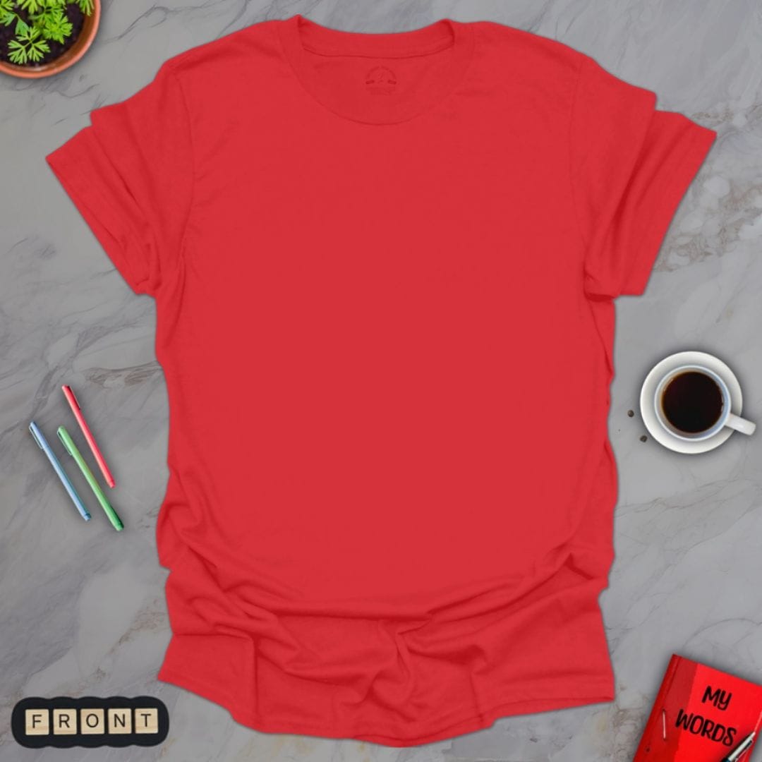 Personalized Graphics Custom T-Shirt Red / S