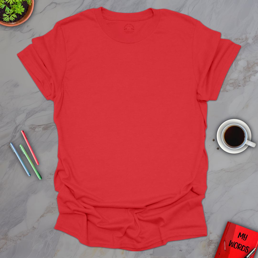 Personalized Graphics Patriotic Style Custom T-Shirt Red / S