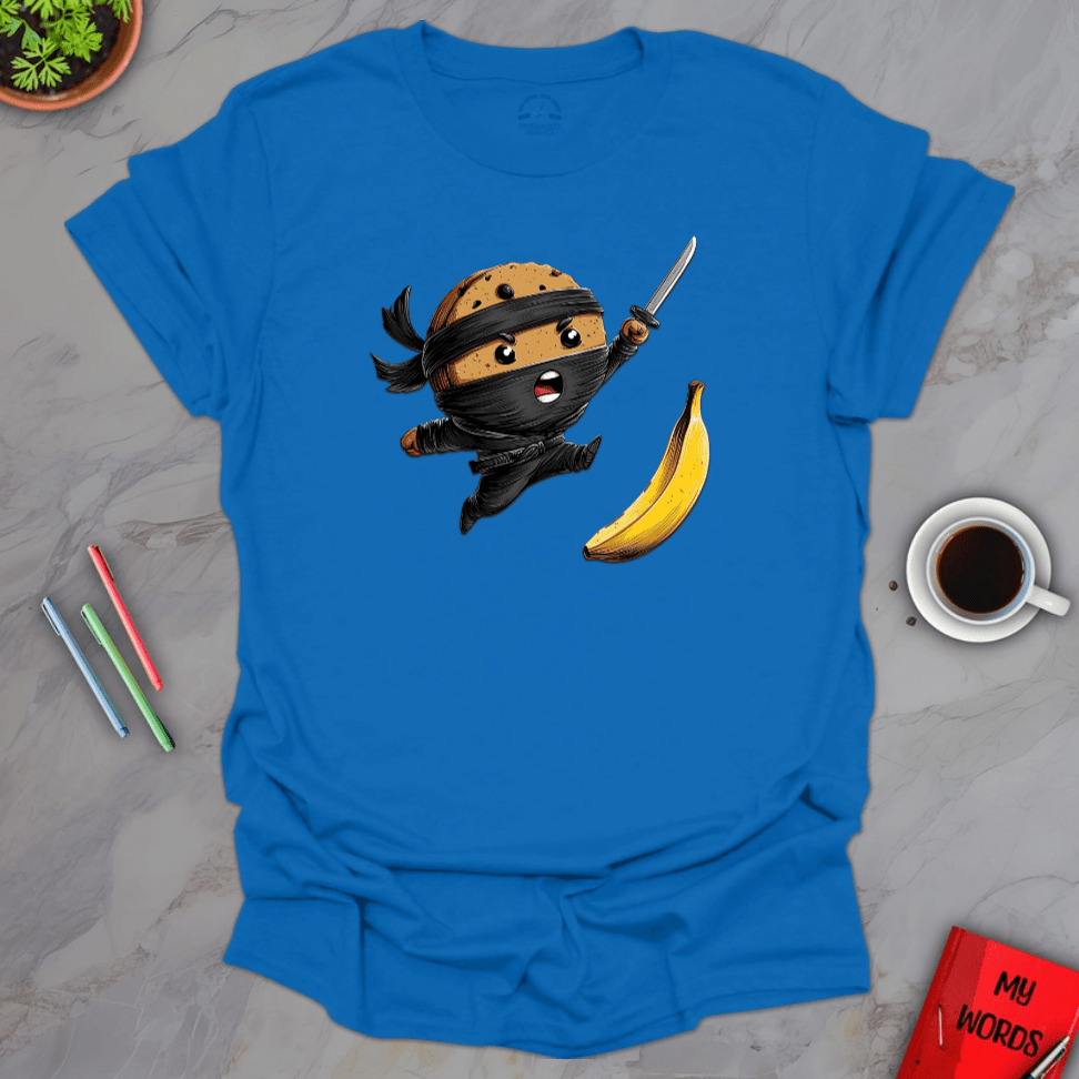 Personalized Graphics Ninja Cookie T-Shirt Royal / S