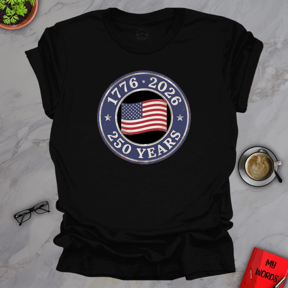 Personalized Graphics USA 250th Celebration Premium T-Shirt Black / S