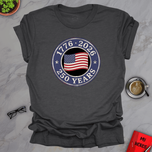 Personalized Graphics USA 250th Celebration Premium T-Shirt Dark Grey Heather / S