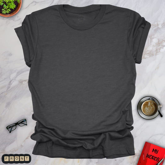 Personalized Graphics Custom Premium T-Shirt Dark Grey Heather / S
