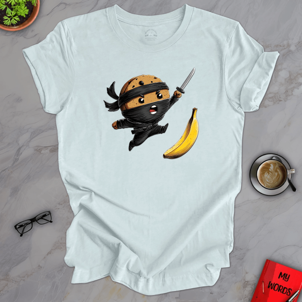 Personalized Graphics Ninja Cookie Premium T-Shirt Heather Ice Blue / XS