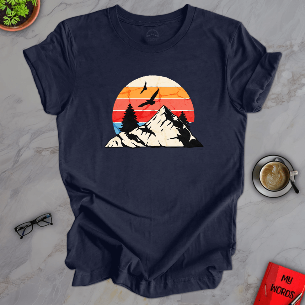 Personalized Graphics Adventure Awaits Premium T-Shirt Heather Midnight Navy / XS