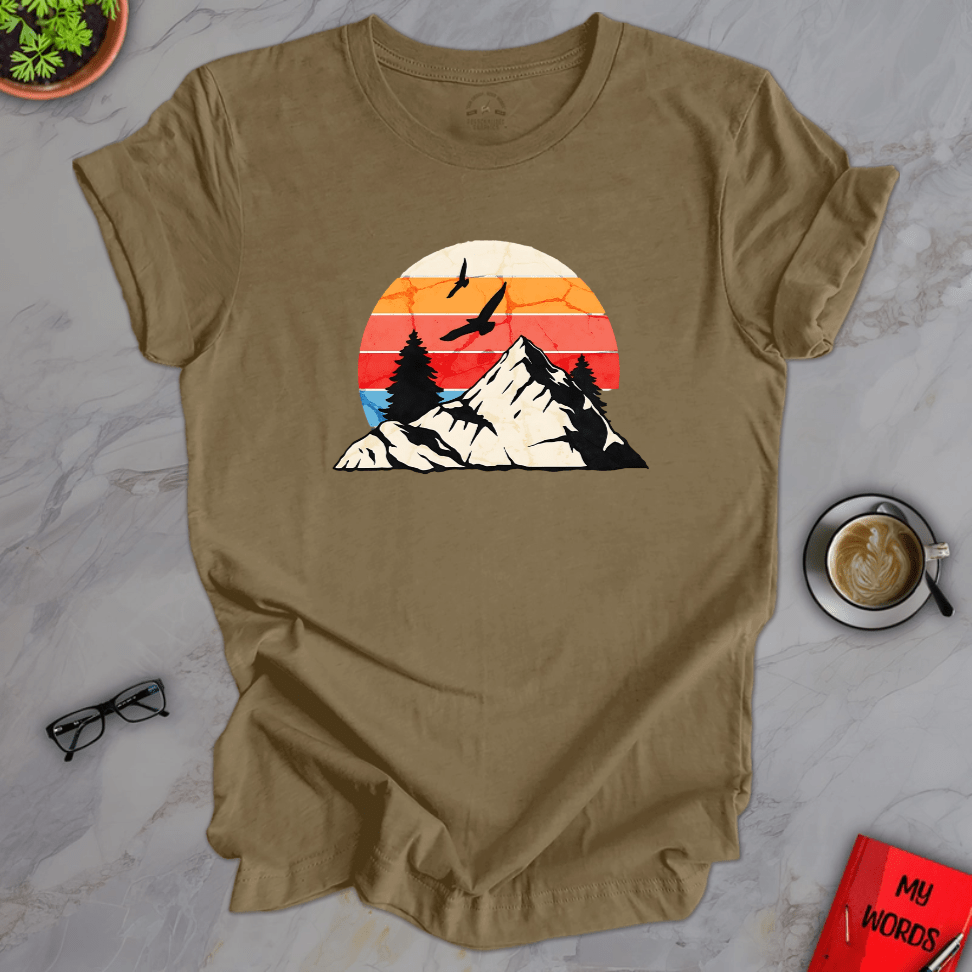 Personalized Graphics Adventure Awaits Premium T-Shirt Heather Olive / XS