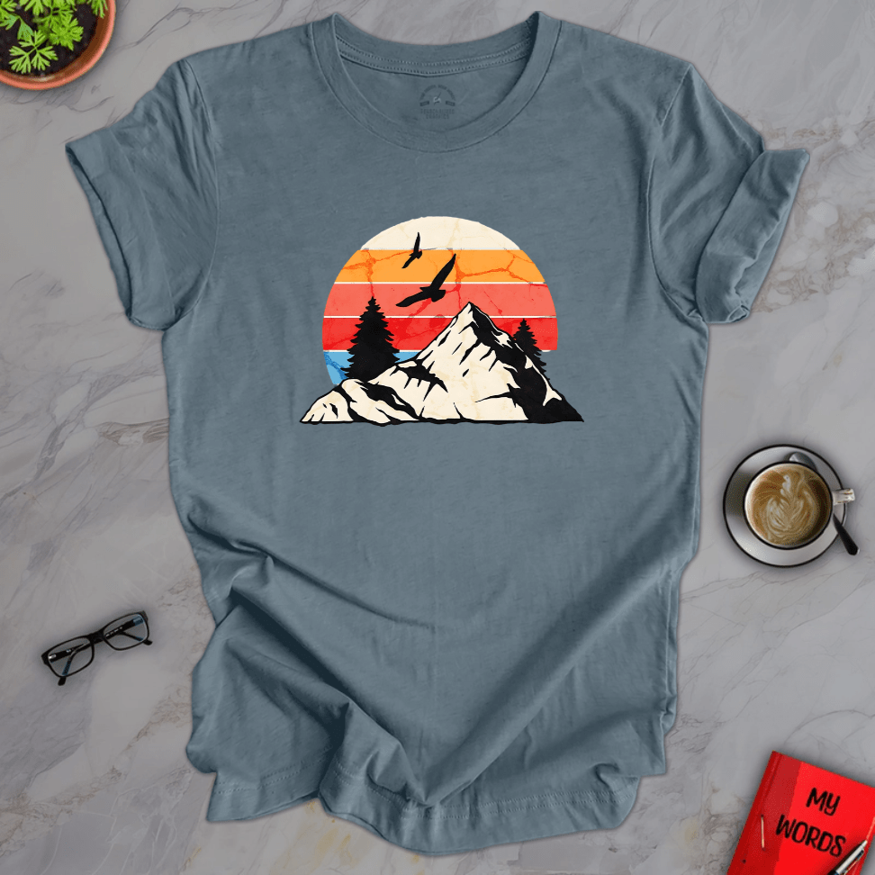 Personalized Graphics Adventure Awaits Premium T-Shirt Heather Slate / XS