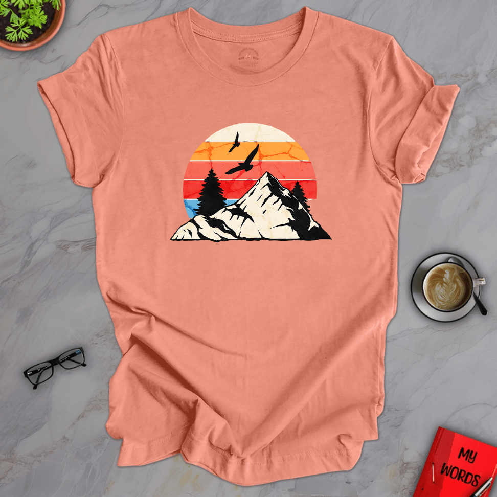 Personalized Graphics Adventure Awaits Premium T-Shirt Heather Sunset / XS