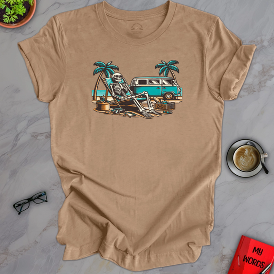 Personalized Graphics Just Chillin Premium T-Shirt Heather Tan / XS