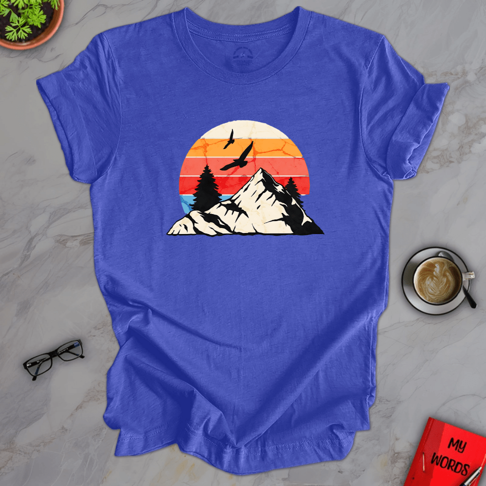 Personalized Graphics Adventure Awaits Premium T-Shirt Heather True Royal / XS