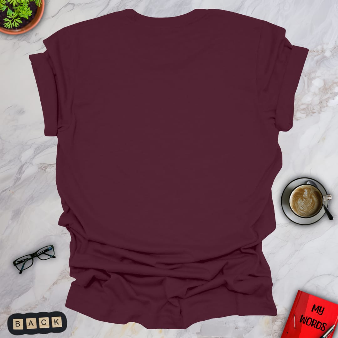 Personalized Graphics Custom Premium T-Shirt (Back) Maroon / S