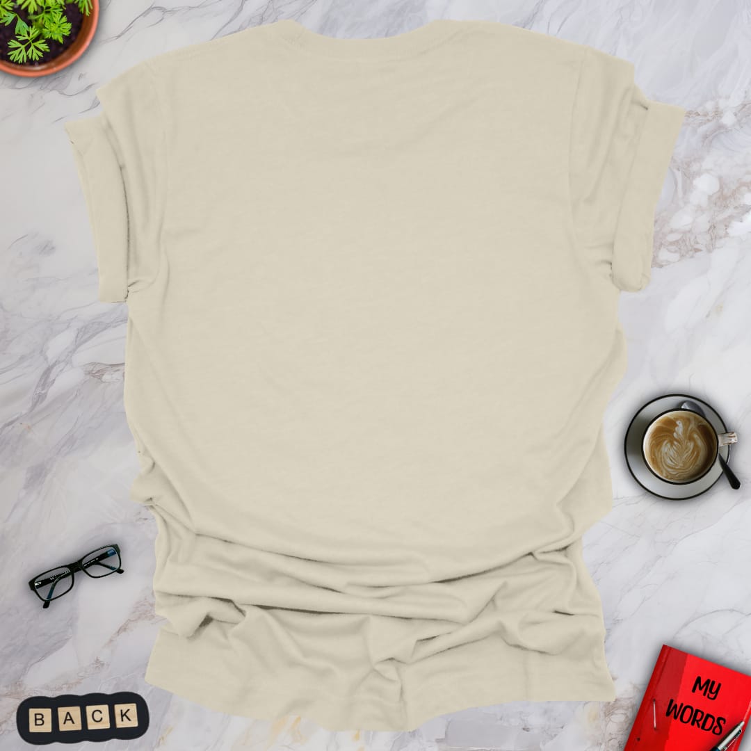 Personalized Graphics Custom Premium T-Shirt (Back) Natural / S