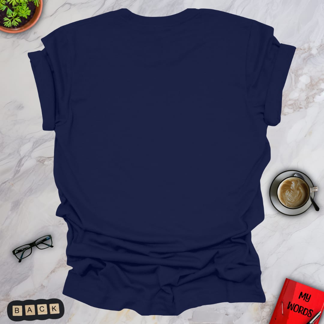 Personalized Graphics Custom Premium T-Shirt (Back) Navy / S