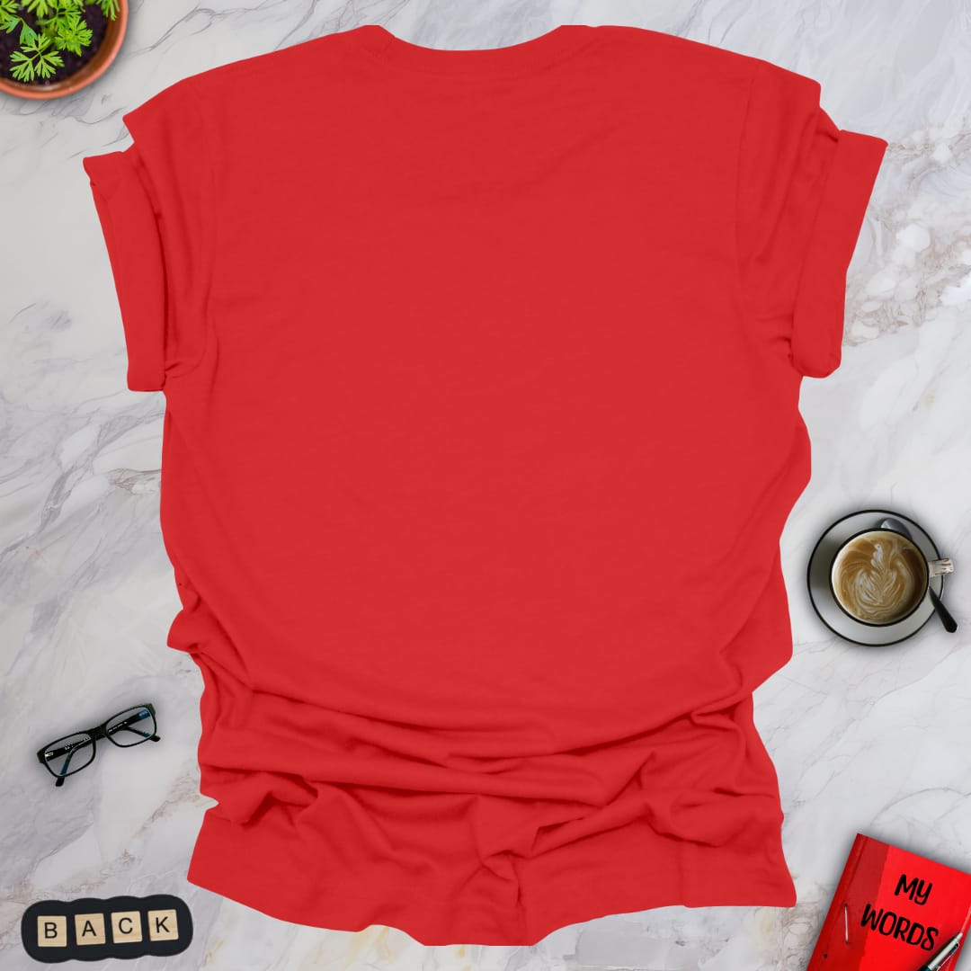 Personalized Graphics Custom Premium T-Shirt (Back) Red / S