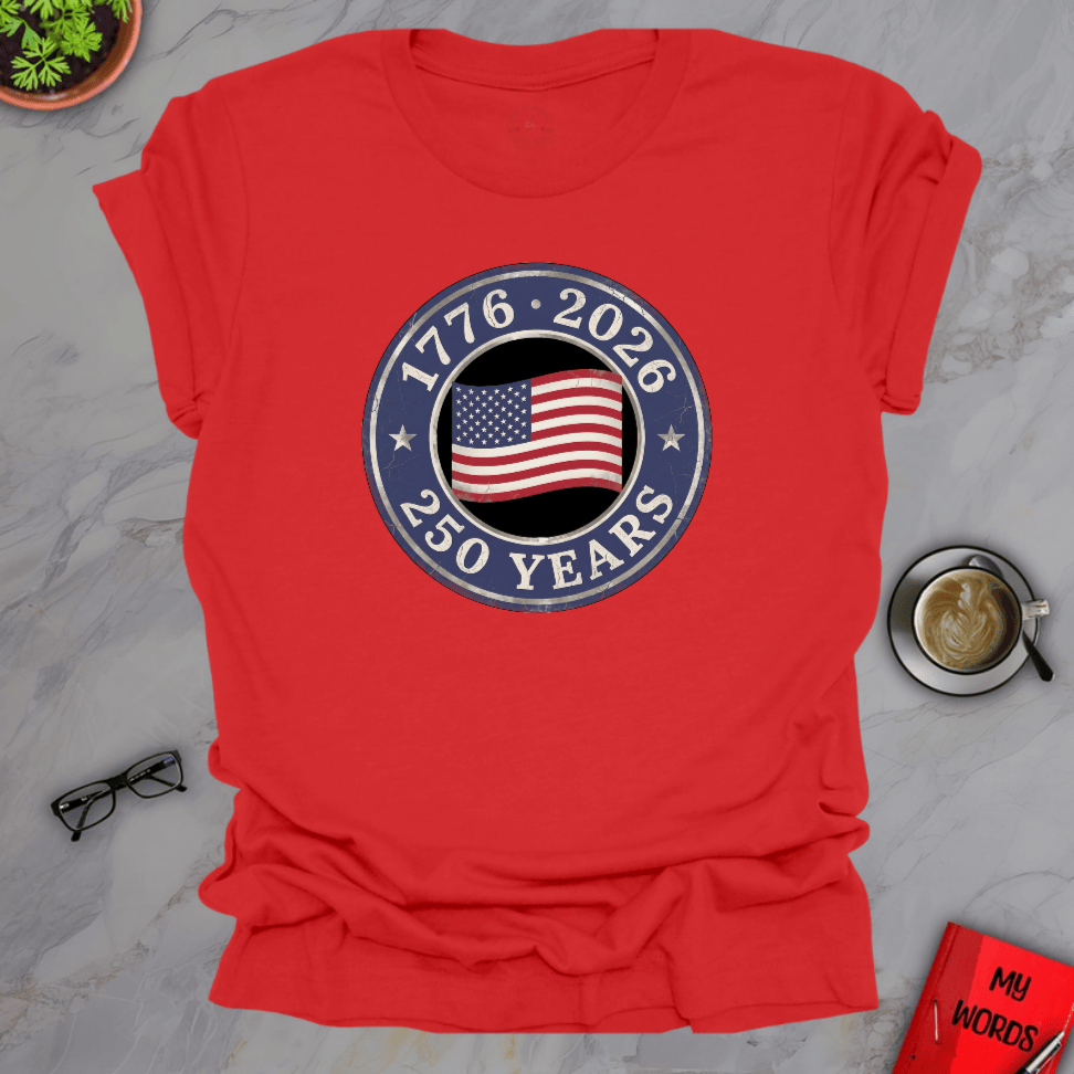 Personalized Graphics USA 250th Celebration Premium T-Shirt Red / S