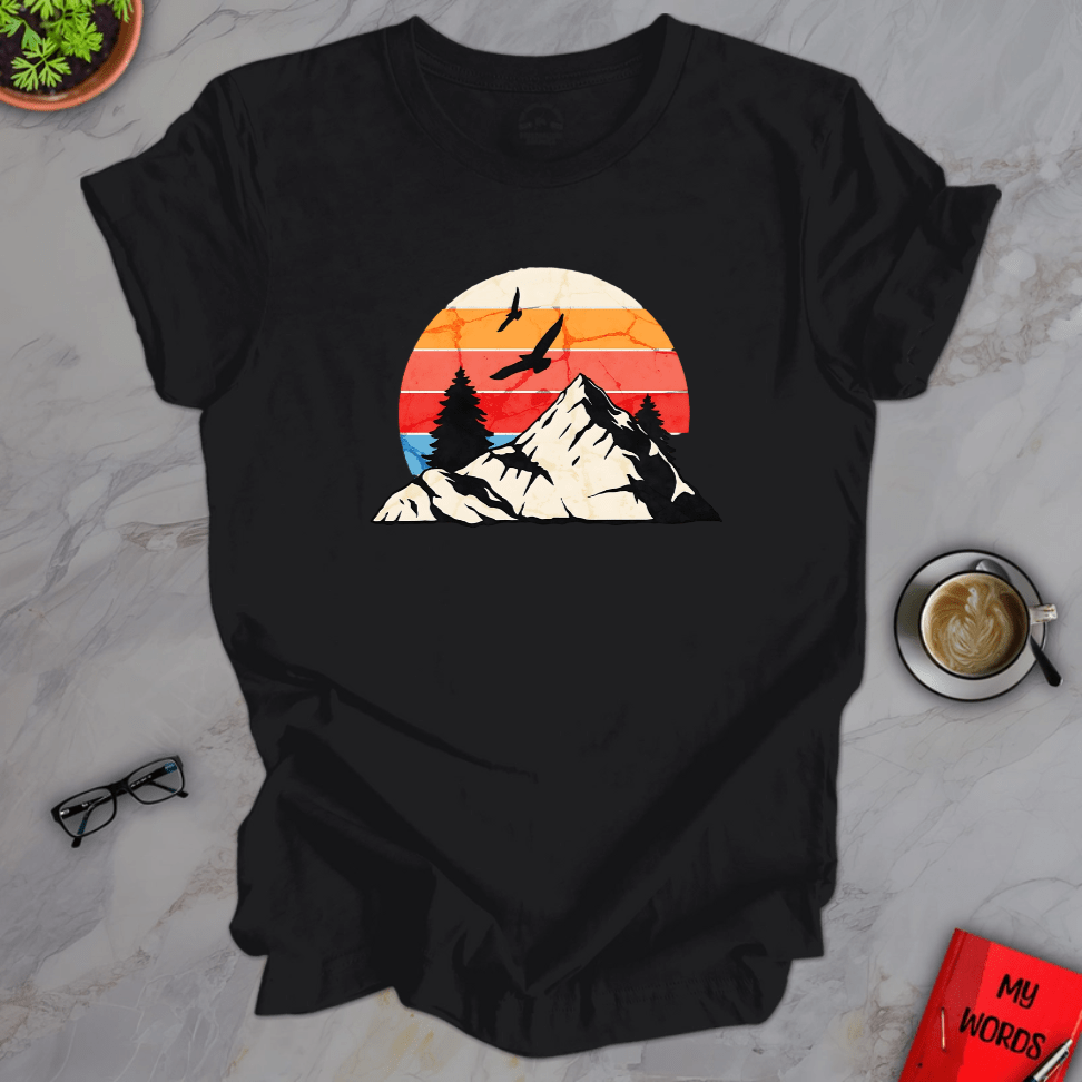 Personalized Graphics Adventure Awaits Premium T-Shirt Solid Black Blend / XS