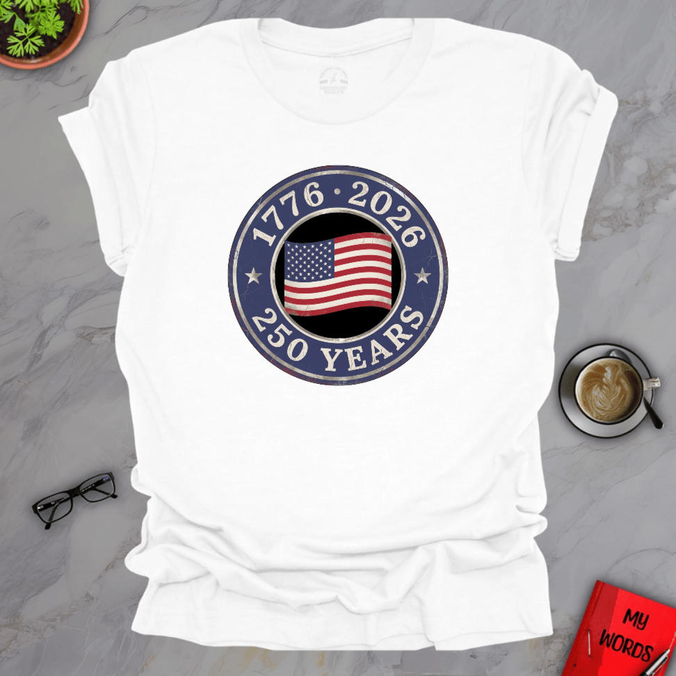 Personalized Graphics USA 250th Celebration Premium T-Shirt White / S