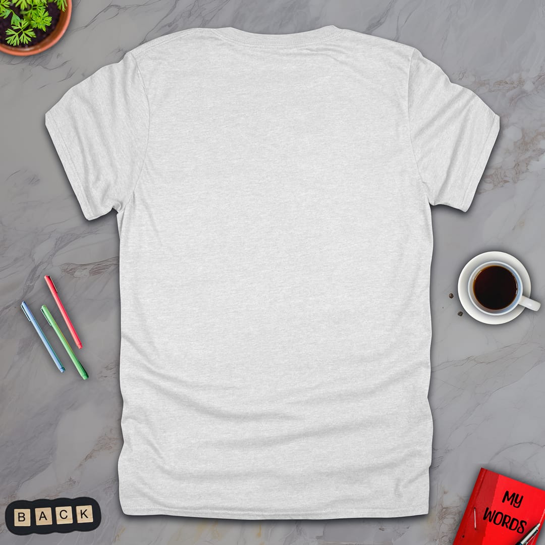 Personalized Graphics Custom T-Shirt 5000 Back Ash / S