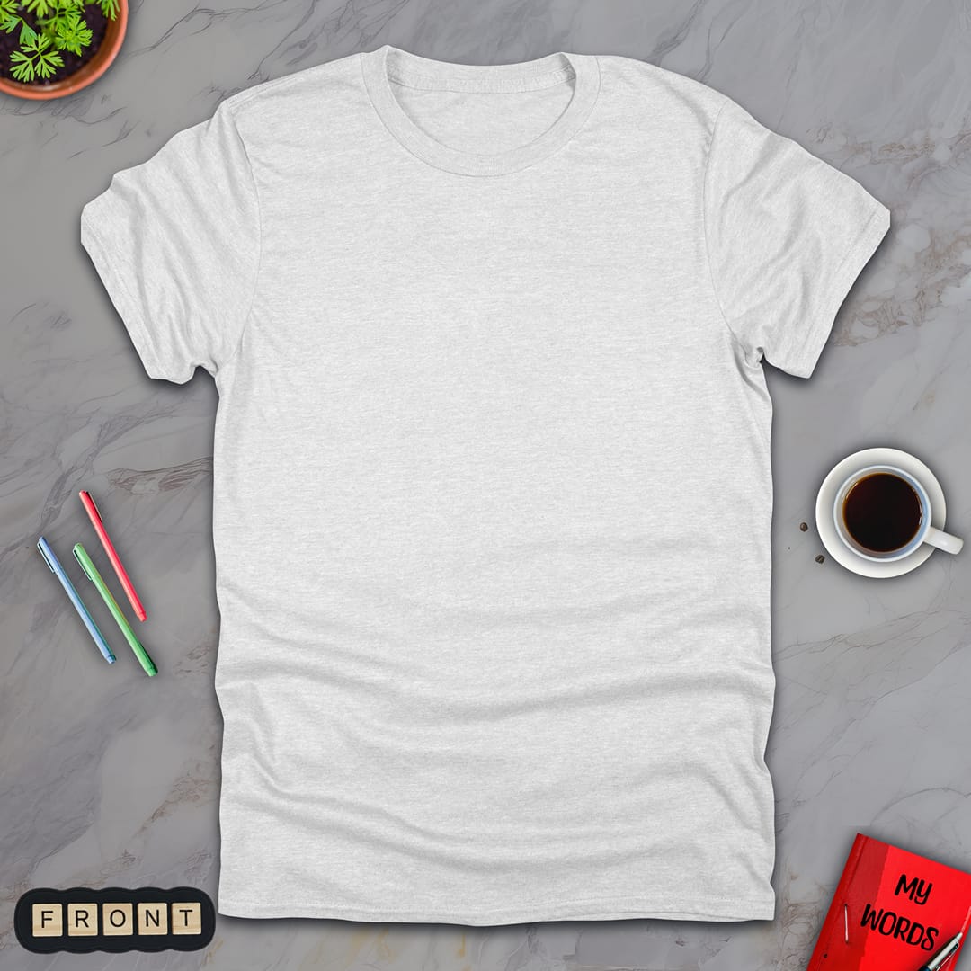 Personalized Graphics Custom T-Shirt 5000 Ash / S