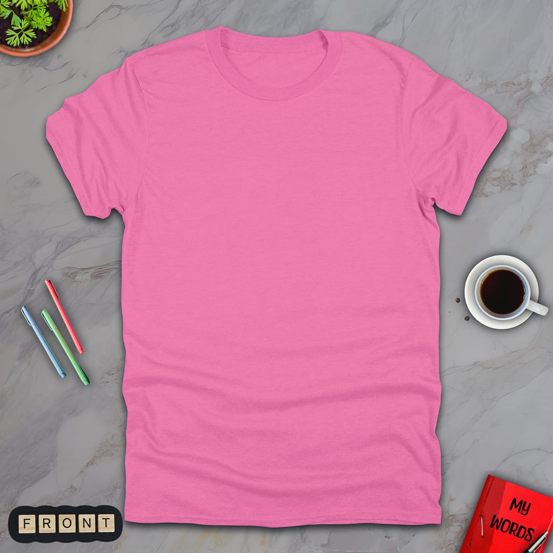 Personalized Graphics Custom T-Shirt 5000 Azalea / S