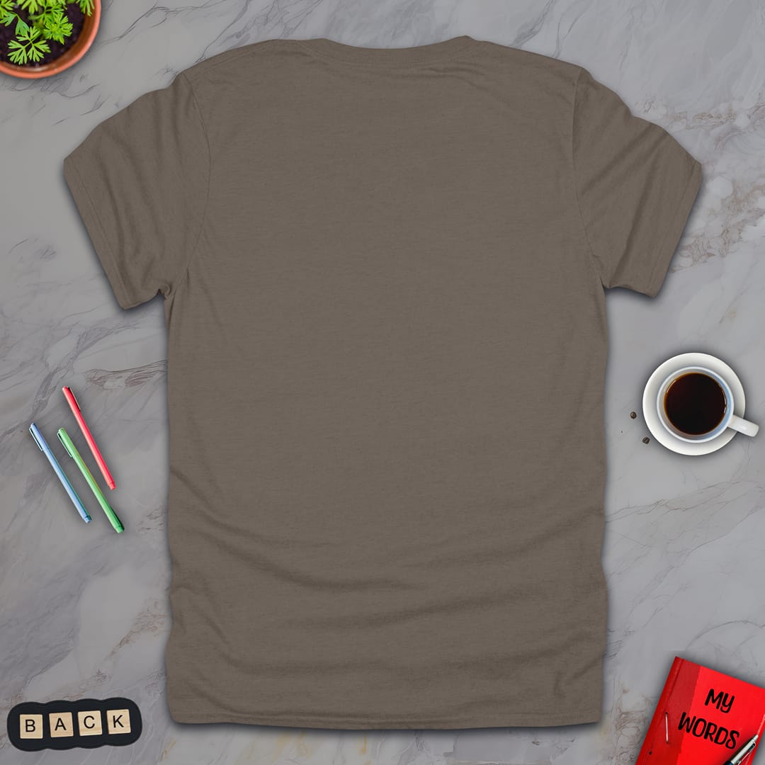 Personalized Graphics Custom T-Shirt 5000 Back Brown Savana / S