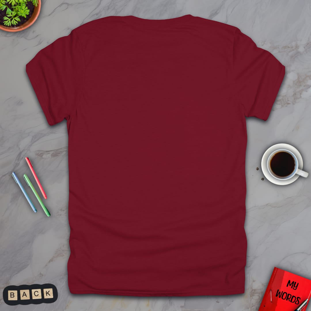 Personalized Graphics Custom T-Shirt 5000 Back Cardinal / S