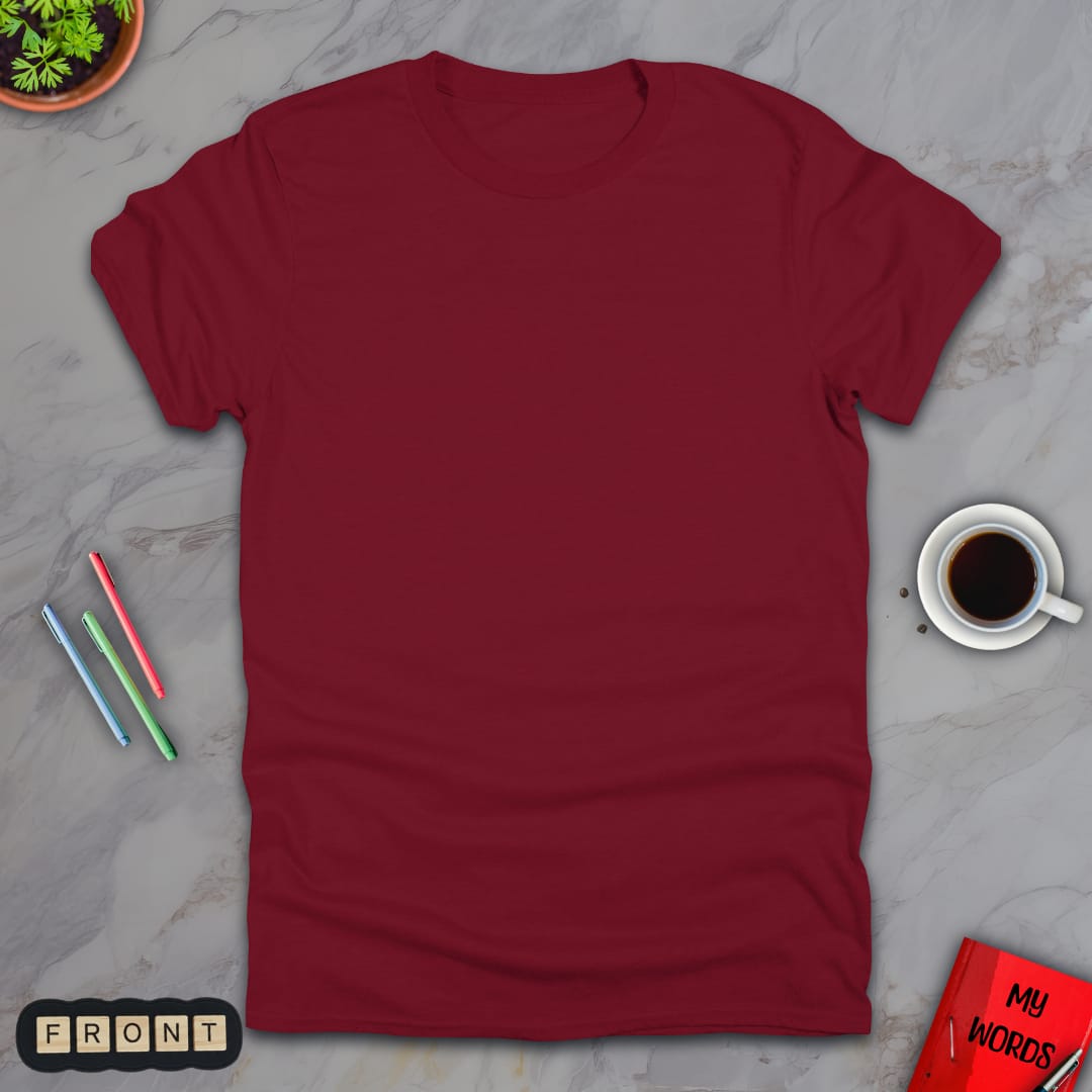 Personalized Graphics Custom T-Shirt 5000 Cardinal / S