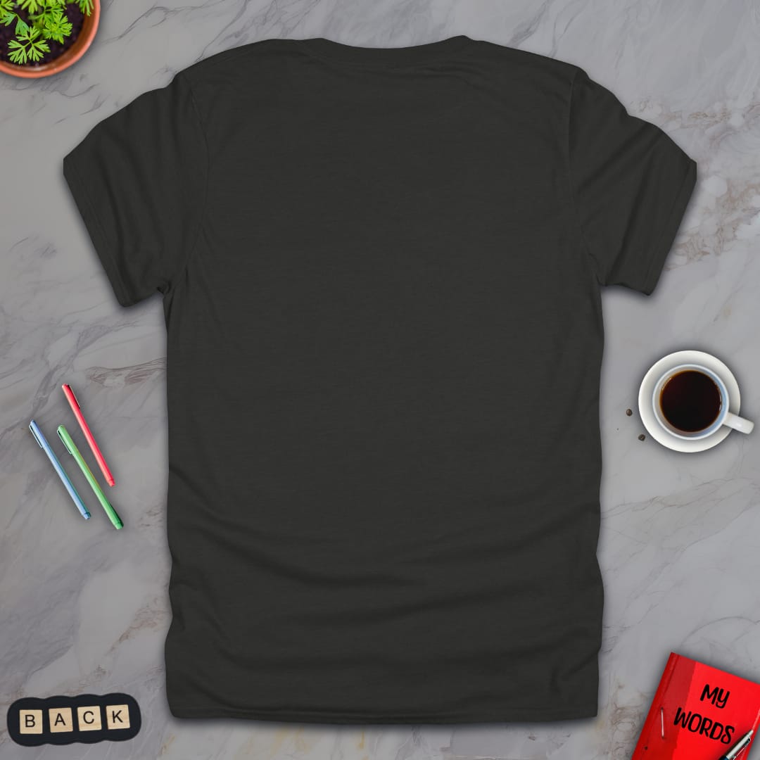 Personalized Graphics Custom T-Shirt 5000 Back Charcoal / S