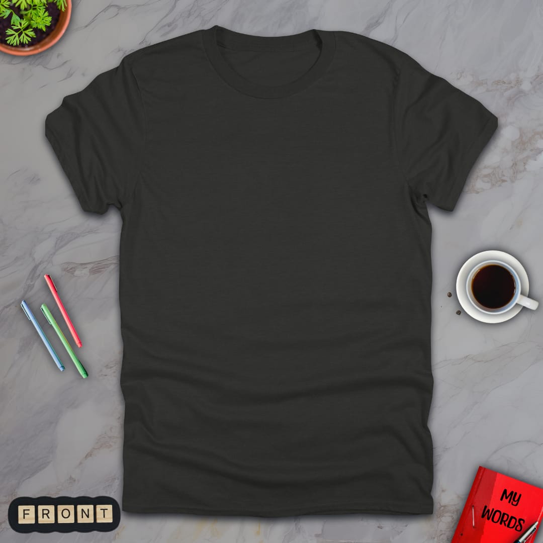 Personalized Graphics Custom T-Shirt 5000 Charcoal / S
