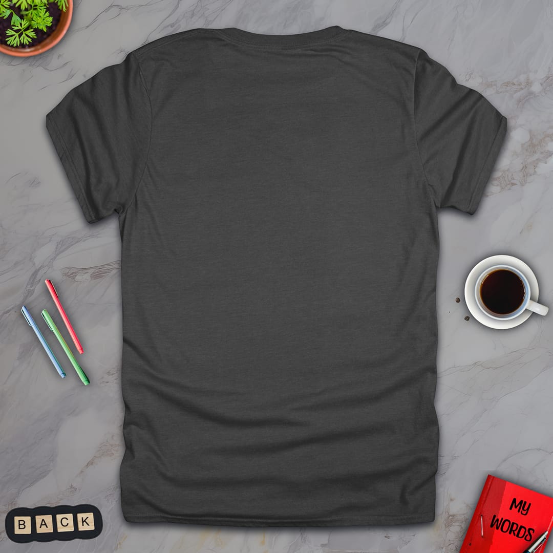 Personalized Graphics Custom T-Shirt 5000 Back Dark Heather / S
